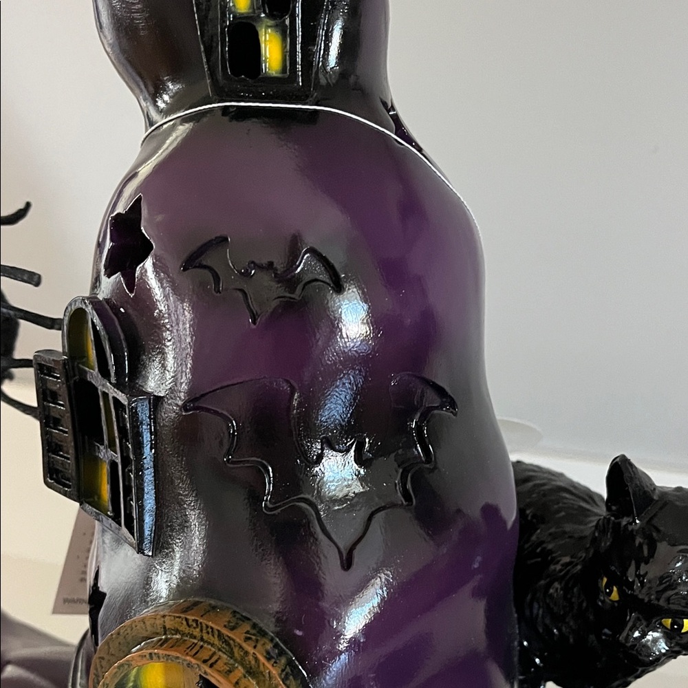 Halloween Witch Hat Decoration with Pumpkins - Picture 7 of 16